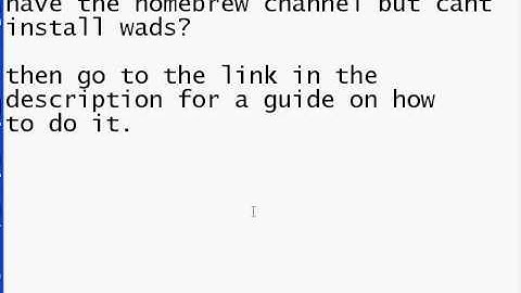 how to install wads on 4.2 firmware