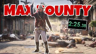 I Tried To Speedrun Max Bounty In RDR2