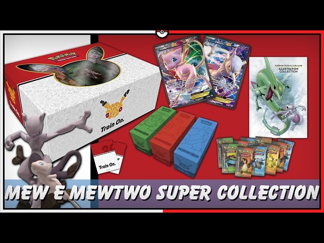 Pokémon TCG ESPECIAL: UNBOX SUPER PREMIUM COLLECTION MEW E MEWTWO