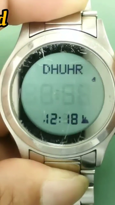 How to set time on ALFAJR WR-02 watch Time setting #watchservicebd