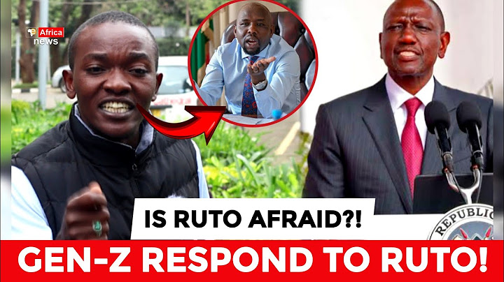 Gen Z FIRES BACK AT RUTO‼️; Bold Response After Ruto’s Threat Today!
