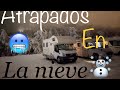 Atrapados en la nieve: autocaravana ,en Parking de cotos, lo que te puede pasar cuando nieva.