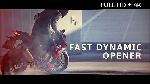 Fast Dynamic Opener (After Effects template)