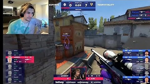 Xqc Reacts To m0nesy Godlike 1v4 Clutch Vs Vitality #blastpremier #m0nesy #g2 #niko #zywoo #xqc