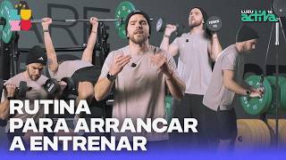 #LUZUTEACTIVA | UNA RUTINA BUENA PARA ARRANCAR EL GYM Y LA LUCA FINALMENTE ENTRENÓ!!!