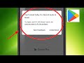 Fix Playstore Can't install App problem Solved - (2026)