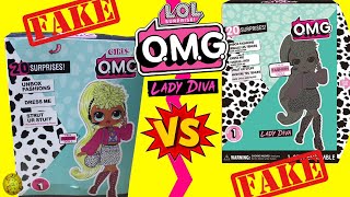 Fake lol omg series 1 Lady Diva doll unboxing. Series 1 omg double lady diva fake. Fake lol Yaydaytv