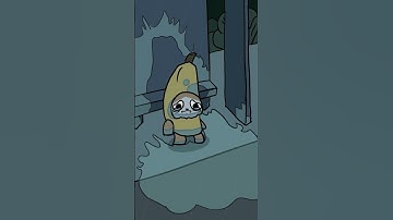 Banana cat accident 24 fps #animation #bananacat #framebyframe