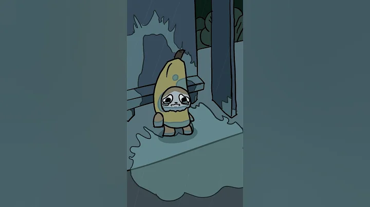 Banana cat accident 24 fps #animation #bananacat #framebyframe