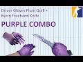 Driver Gloves Plum Quill + All Freehand Knife | PURPLE COMBO | CS2 Showcase