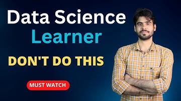 Data Science learning Must Watch l Data Scientist l Data Analyst