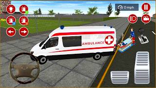 Ambulans Oyunu İzle 3D - American Ambulance Simulator #440 || Ambulans oyunları 4K Android Gameplay