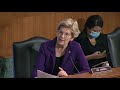 Senator Elizabeth Warren's Exchange on Big Tech Companies and Payment Systems