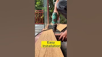 Wood Plastic Composite Decking:Build the nice looking Floor   #compositedecking #compositedeck