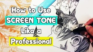 How to Make Manga (PART 2.5)▼ How to Tone Manga Professionally ▼Shading Adding Effects ▼