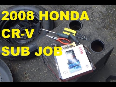 2008 Honda CR-V Sub Install Job