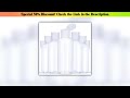 Review 50Pcs 10-120ml Plastic PET Flip Lid Lotion Bottle Wholesale Clear Cosmetic Sample Container•