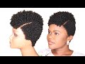 DIY Natural Pixie Curl Wig Tutorial - Natural Crochet Hairstyle