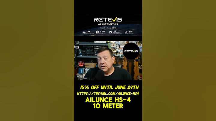 Retevis Ailunce HS-4 10 meter Radio Unboxing