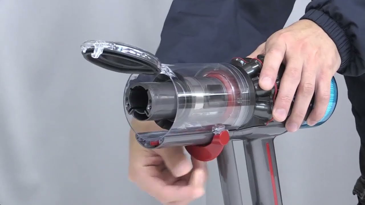 ダイソン SV21 サイクロンコードクリーナー 分解清掃、動作確認済② ダイソン掃除機のお手入れ方法・分解してメンテナンス - YouTube