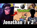 Pov jonathan solo cd shocked tryout  jelly  jonathan last zone 1 v 3 by grenades 