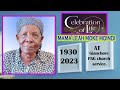 MAMA LEAH MOKE MOINDI HOME MASS 