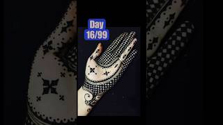 Day 16 of 99 henna design #priyanckajaiin #hennastyles #hennagrid #hennachecks #mehndi #mehendi