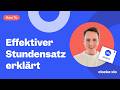 How to Clockodo - Effektiver Stundensatz erklärt