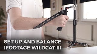 iFootage Wildcat III Manual Stabilizer with Mini Tripod