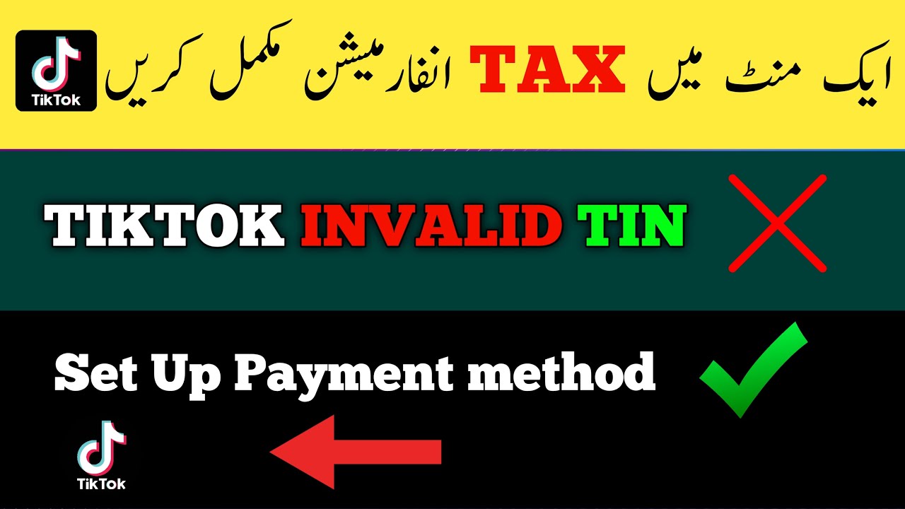 Tiktok Uk France Account Tax Information Fill | Tiktok Creativity ...