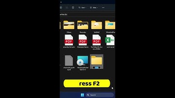 rename file or folder. फ़ाइल या फोल्डर को रिनेम कैसे करें? F2