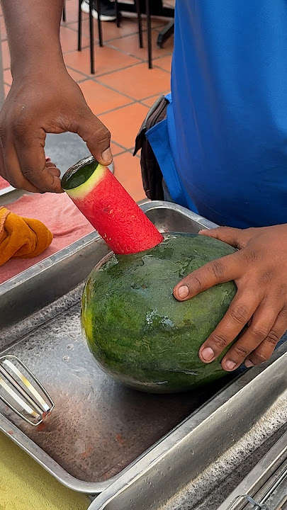 Special Fruit Juice! Best Watermelon Juice of Malacca, Malaysia