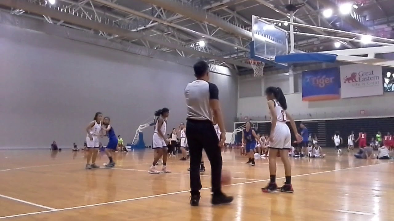 Natonal C div girls basketball 2018 1st rd, yishun town sec vs jurong
