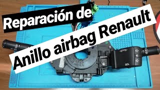 SOLUCIÓN!! Fallo en detonadores de airbag conductor. Como reparar anillo airbag Renault Mégane 2,