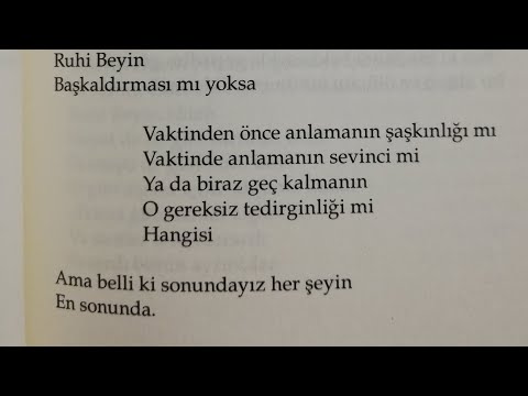 Edip Cansever, Acaba (Eser Gökay'ın Sesinden)