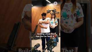 Only She can touch my Body️ #couplegoels #truelove #rajatswati #gympartner #love #caring #shorts