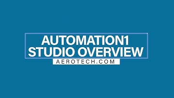 Automation1 Studio Overview