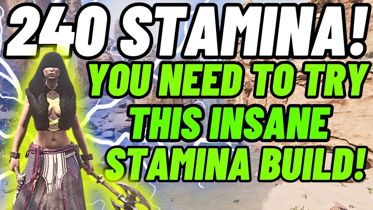 240 STAMINA & FAST REGEN? This Conan Exiles Build is OP!