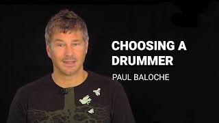 Paul Baloche- Choosing a drummer