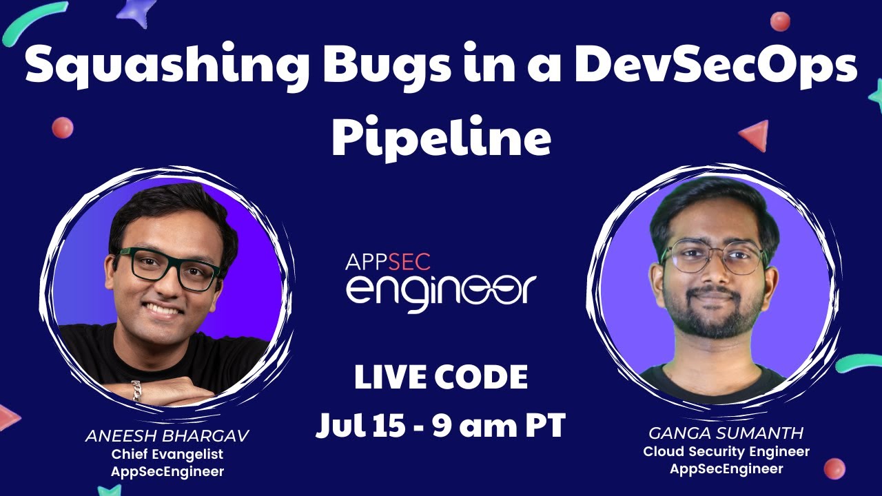 Live Code: Squashing Bugs in a DevSecOps Pipeline - YouTube