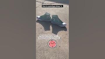 Make Custom Shoes with Cyanotype - Bearly Art