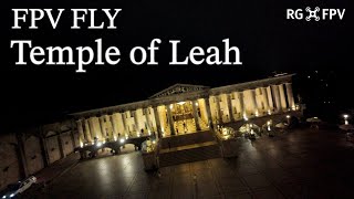 Temple of Leah night. Cebu Philippines 🇵🇭 4K. FPV Drone fly 2025