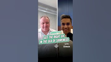 Get the right UX for you- Simon James | CX with Chopra #ux #uxdesign #uxtrends #podcast #shorts