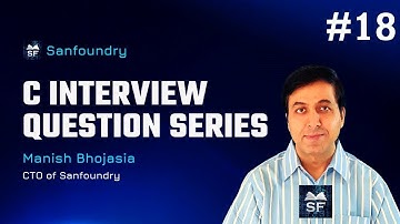 C Interview Question 18 | Sanfoundry