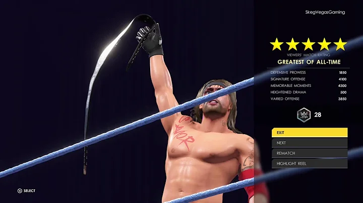 Skeg Vegas Wrestling (WWE 2K22) Winter in Vegas 2