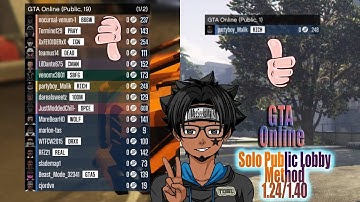 GTA Online Solo Public Lobby Method After Patch 1.24/1.40 (PS4)
