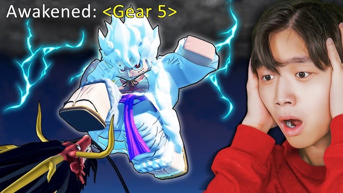 Spending 5000 Robux To Get 0.1% GEAR 4 and Becoming LUFFY In Fruit  Battlegrounds Roblox - BiliBili