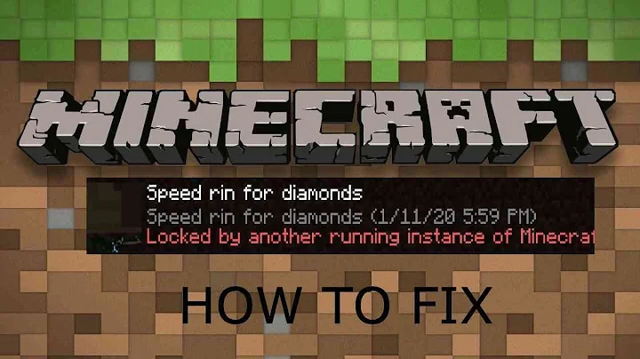 How to fix "Locked my another instance of Minecraft" 1.16 FIX - Doggy PLAYZ (PC ONLY)