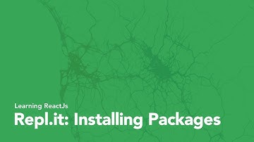 ReactJS: Installing Packages over Repl.it