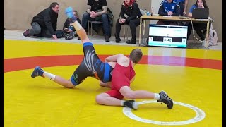 Wrestling / Ringen Einzelmeisterschaft Torgelow, Greco, Jugend A, 60 kg, Schneider - Bräuer